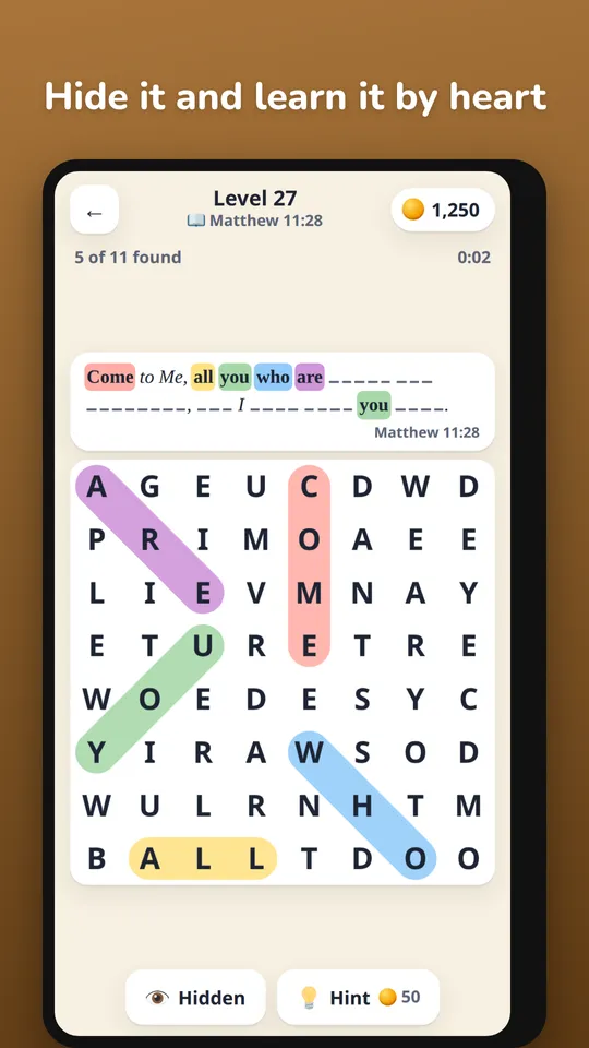 Bible Word Search screenshot 2