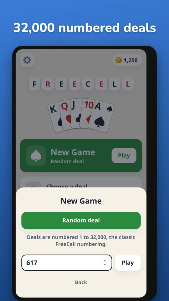 FreeCell screenshot 2