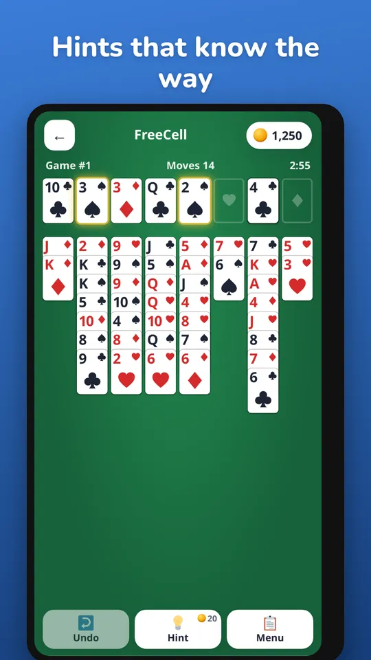FreeCell screenshot 3