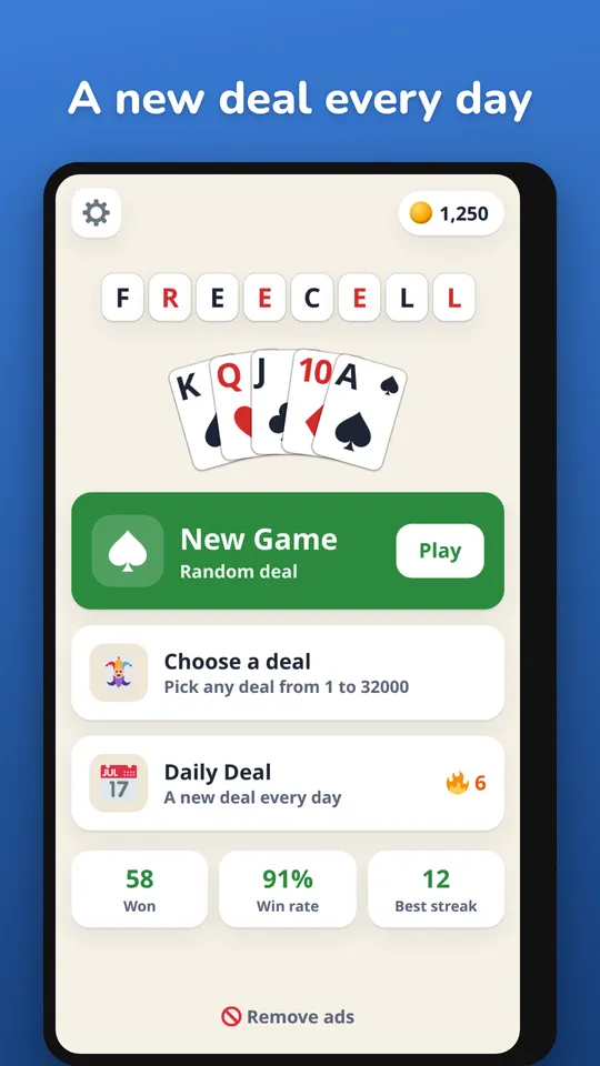 FreeCell screenshot 4