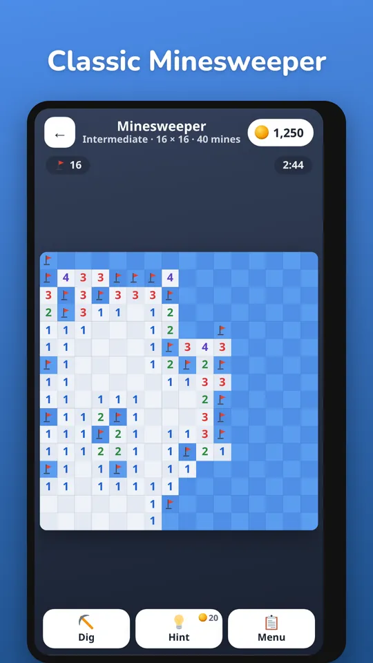 Minesweeper screenshot 1