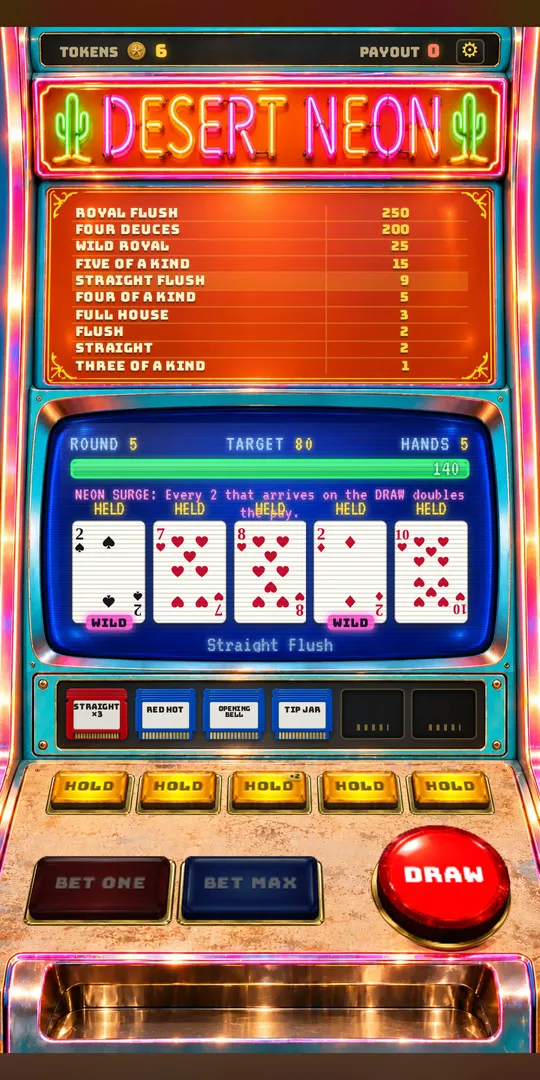 Rogue Video Poker screenshot 3