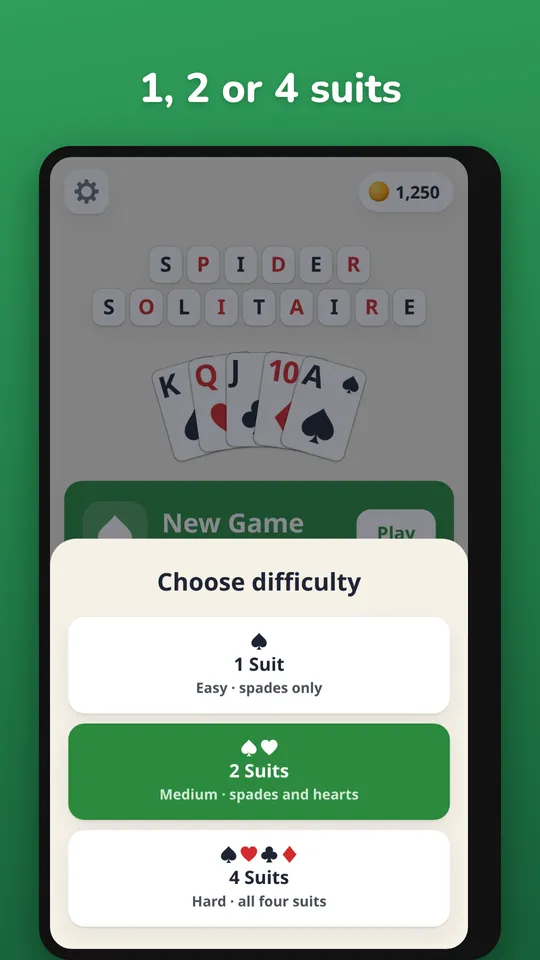 Spider Solitaire screenshot 2