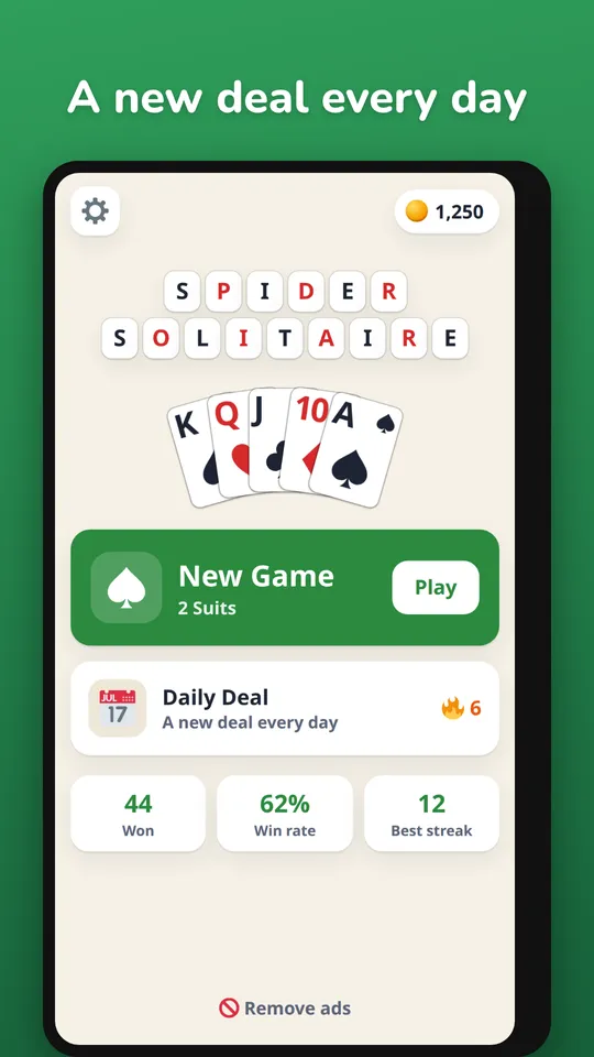 Spider Solitaire screenshot 4