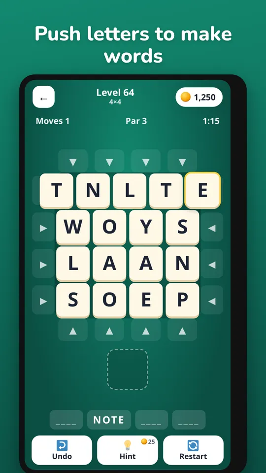 Word Push screenshot 1